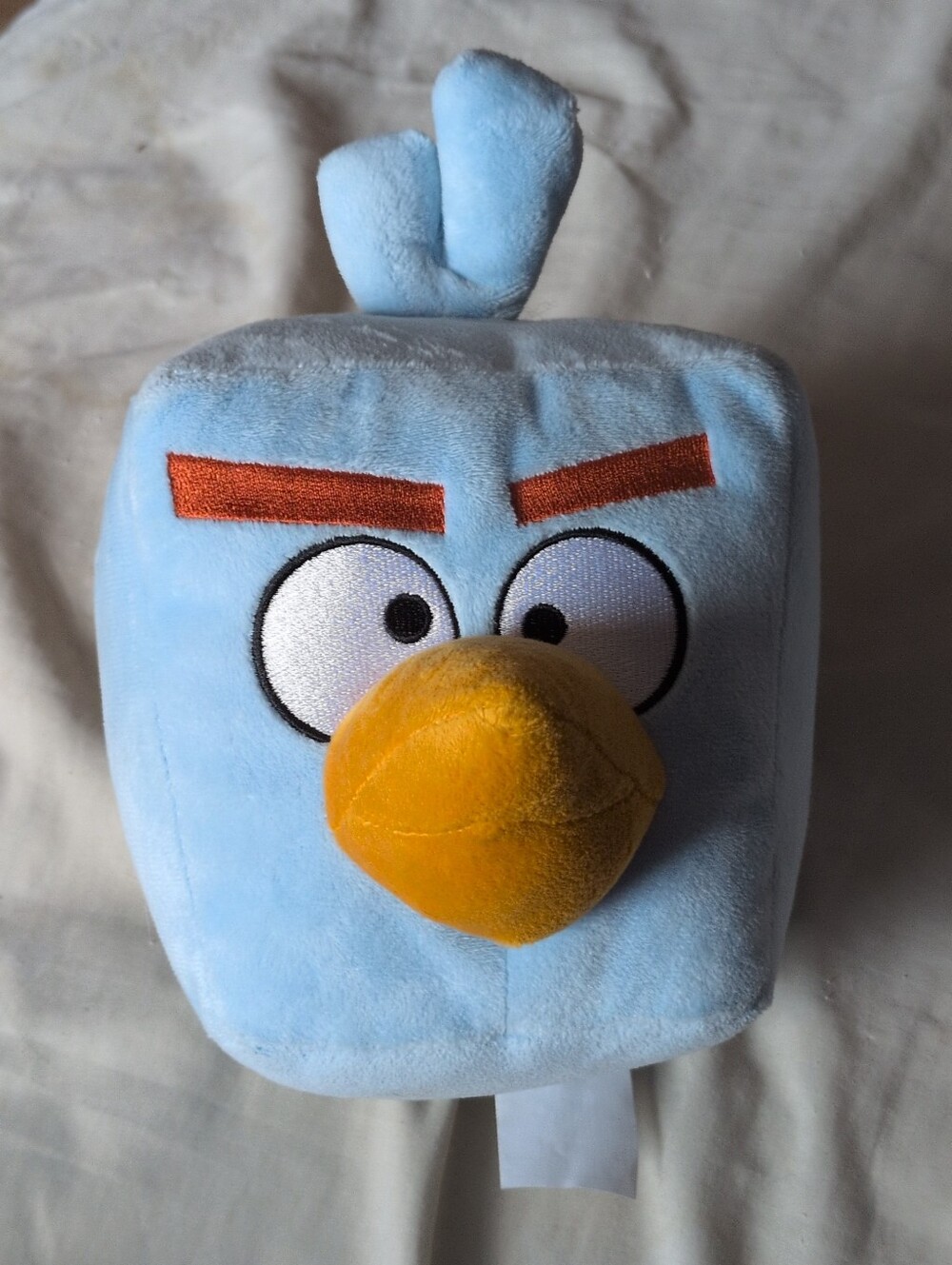 Angry Birds Ice Cube Plush Stuffed Animal 2012 NO SOUND